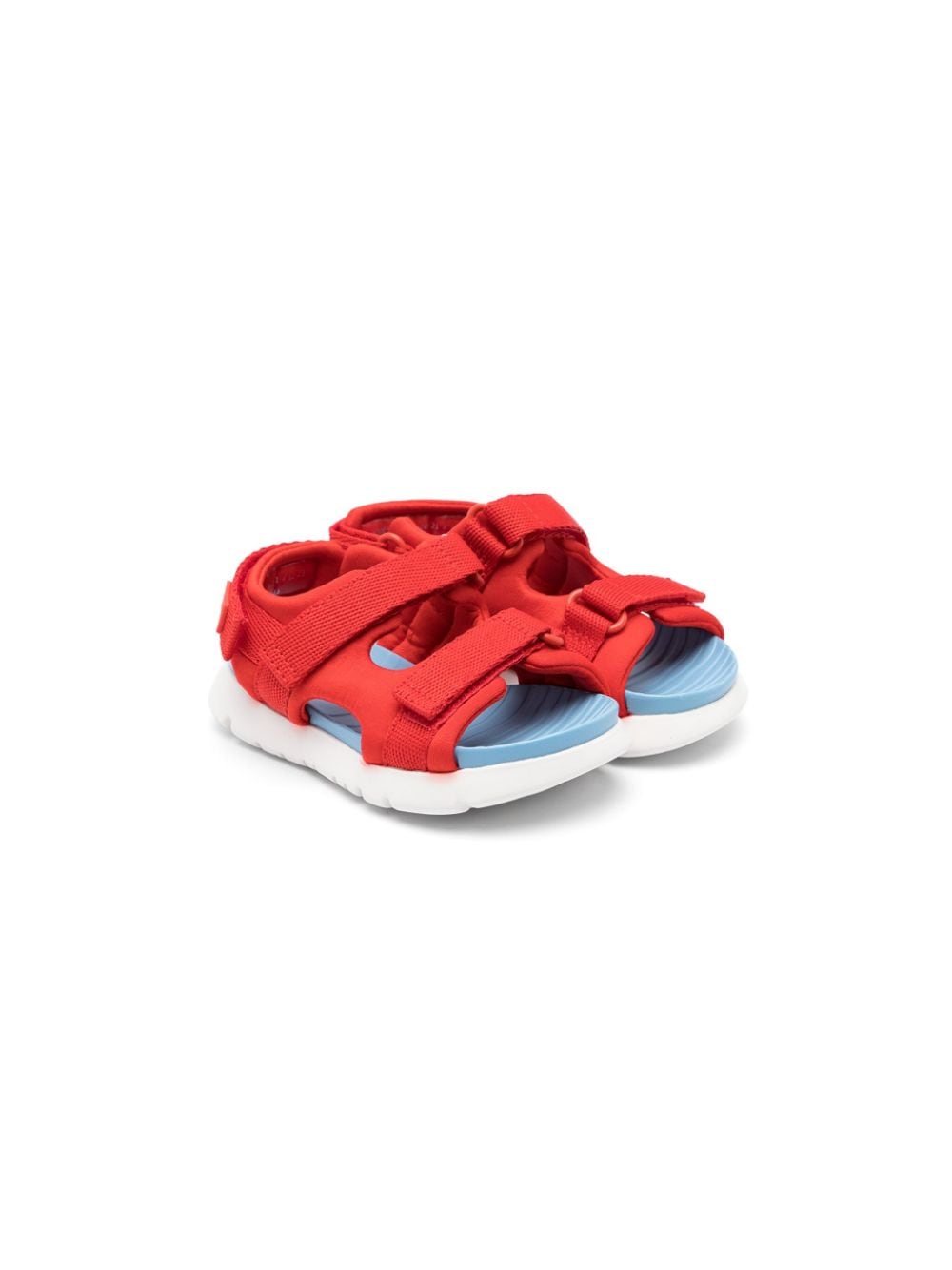 Camper Kids Oruga touch-strap sandals - Red von Camper Kids