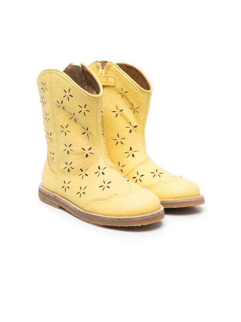 Camper Kids Savina perforated ankle boots - Yellow von Camper Kids