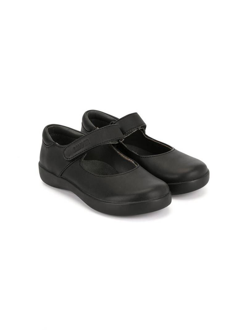 Camper Kids Spiral touch-strap ballerinas - Black von Camper Kids