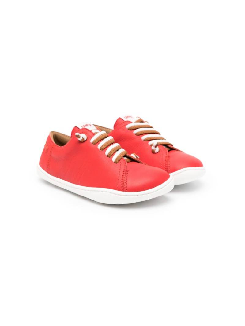 Camper Kids lace-up leather sneakers - Red von Camper Kids