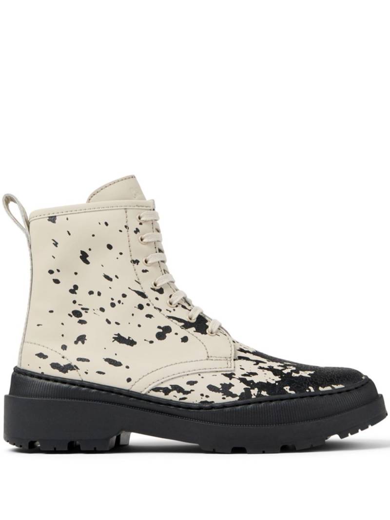 Camper Brutus Trek ankle boots - White von Camper