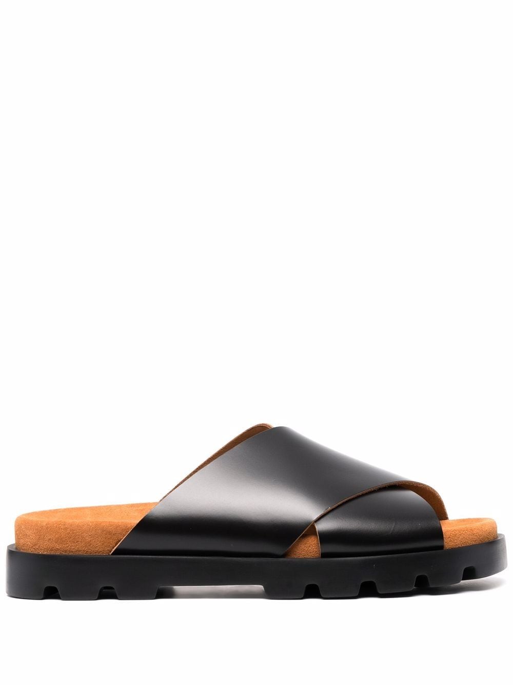 Camper Brutus cross strap sandals - Black von Camper