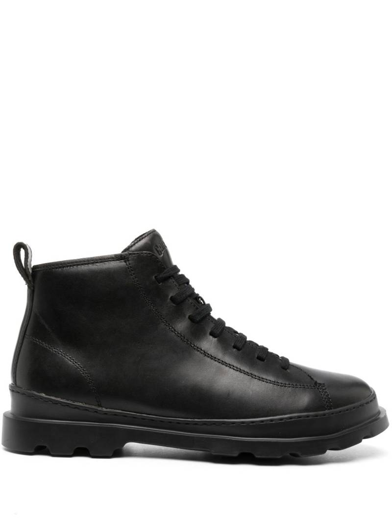 Camper Brutus lace-up leather boots - Black von Camper