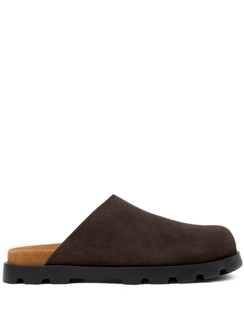 Camper Brutus slip-on leather clogs - Brown von Camper