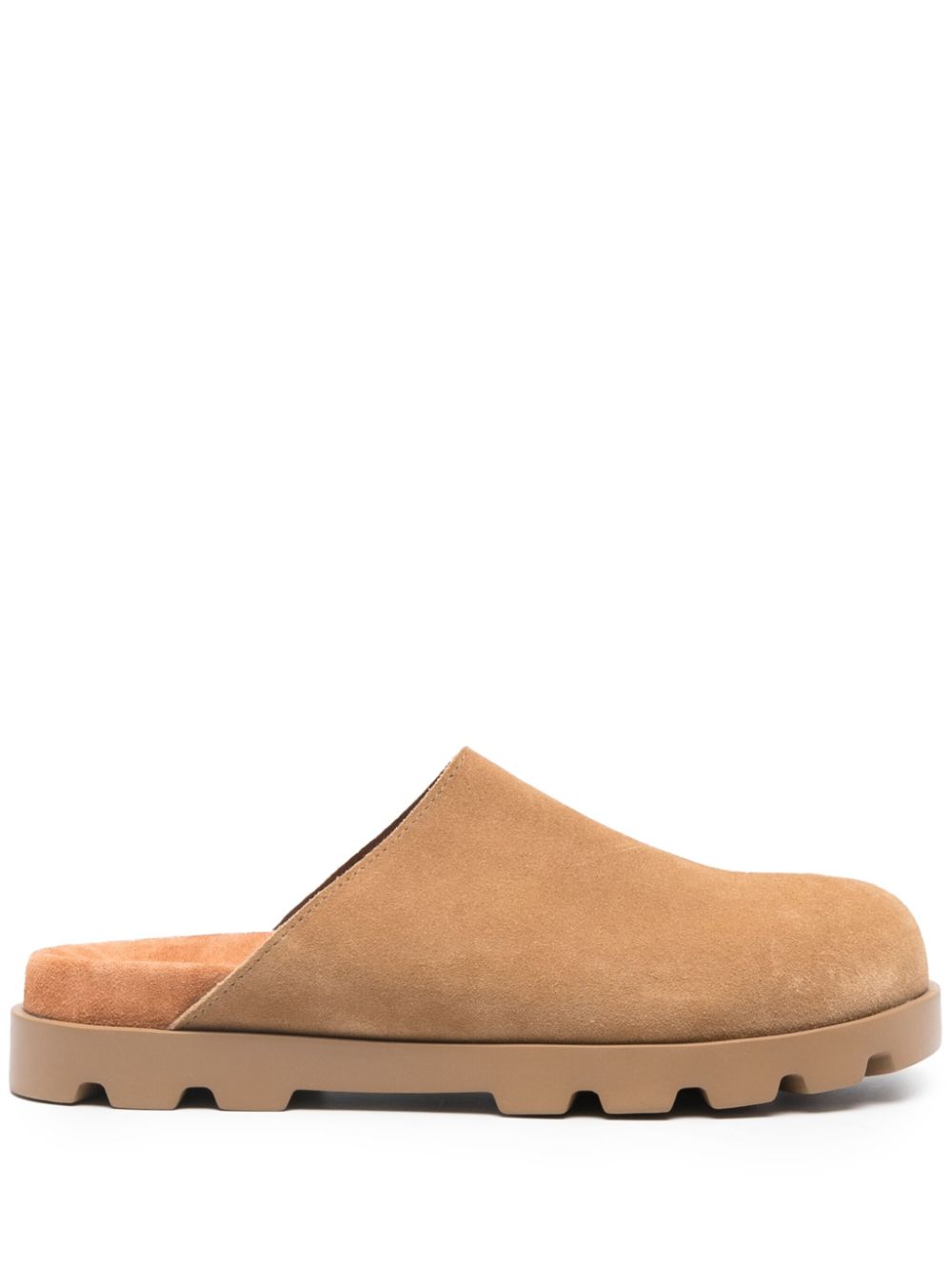 Camper Brutus suede mules - Brown von Camper