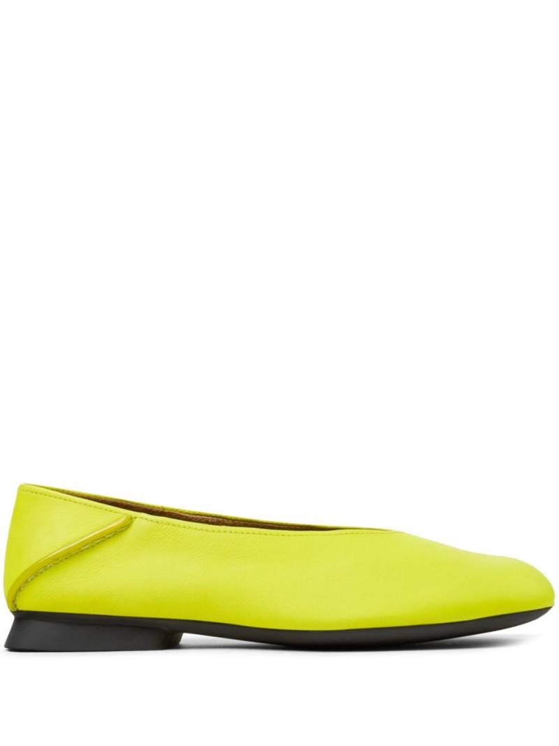 Camper Casi Myra leather ballerina shoes - Yellow von Camper