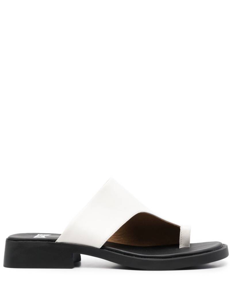 Camper Dana Twins leather mules - White von Camper