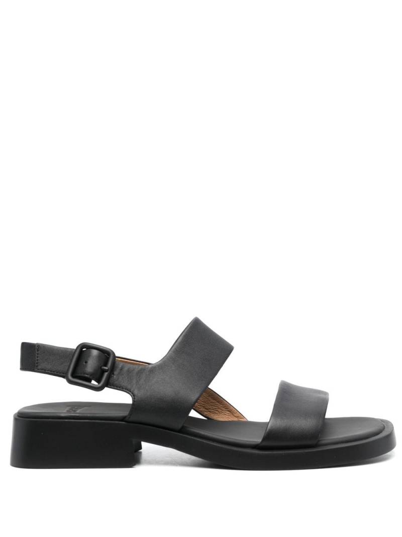 Camper Dana double-strap sandals - Black von Camper