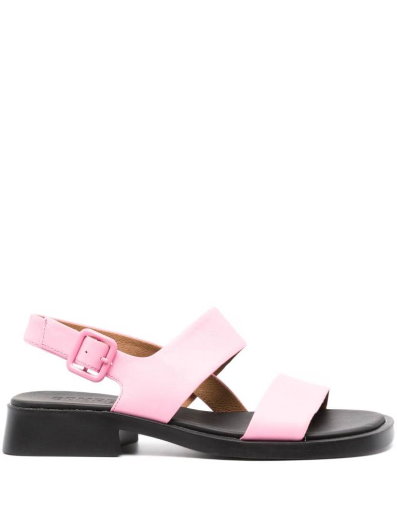 Camper Dana leather slingback sandals - Pink von Camper