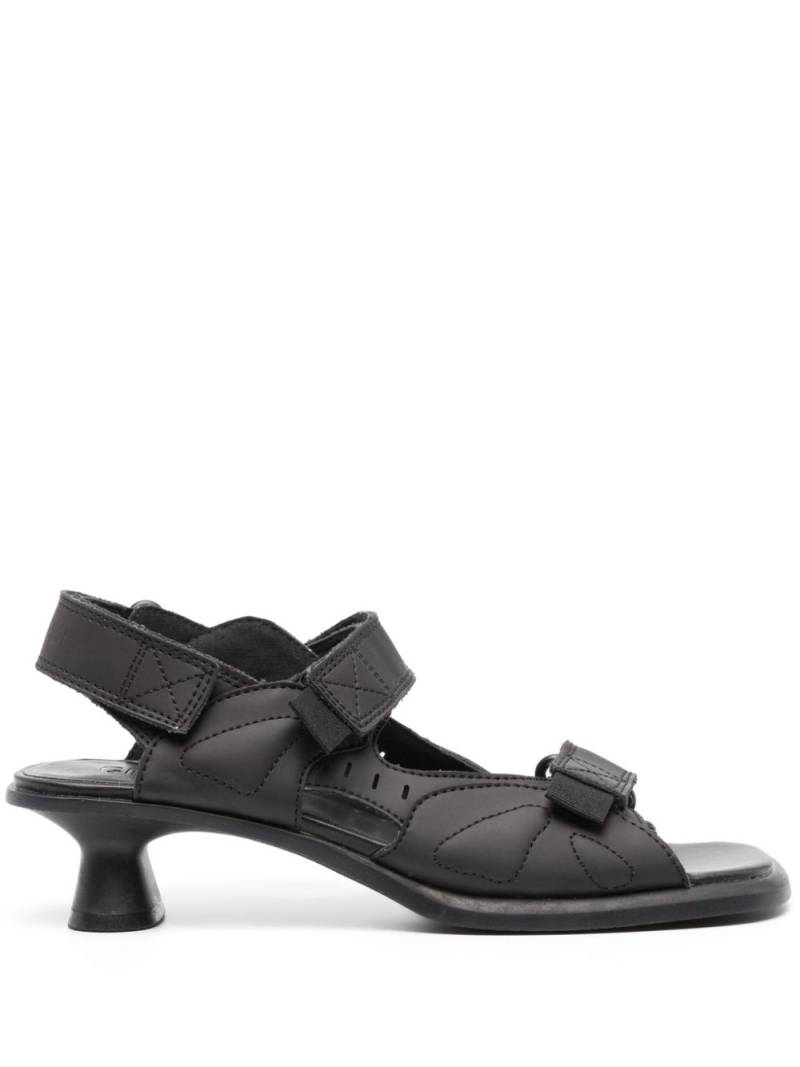 Camper Dina sculped low-heel sandals - Black von Camper