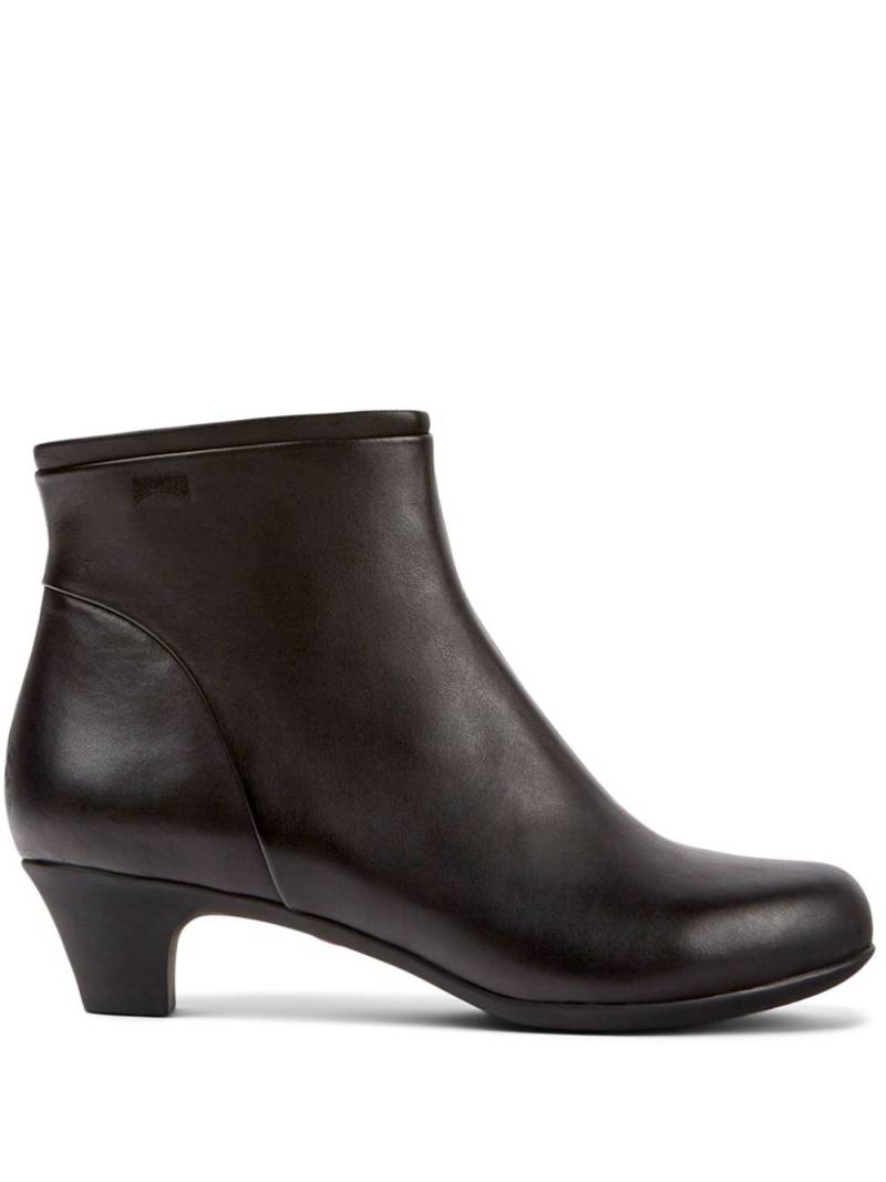 Camper Helena leather ankle boots - Black von Camper