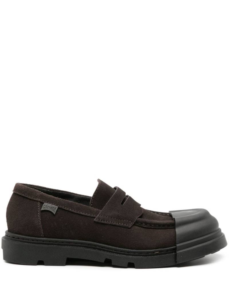 Camper Junction removable-toecap suede loafers - Brown von Camper