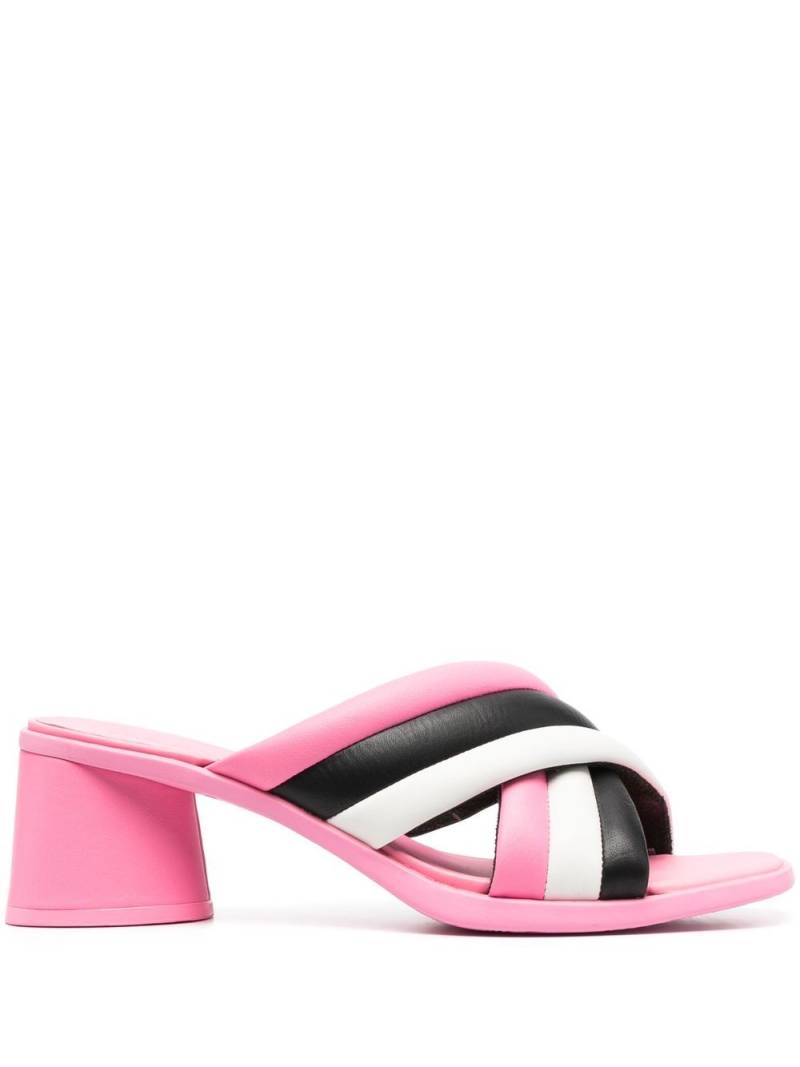 Camper Kiara leather mules - Pink von Camper