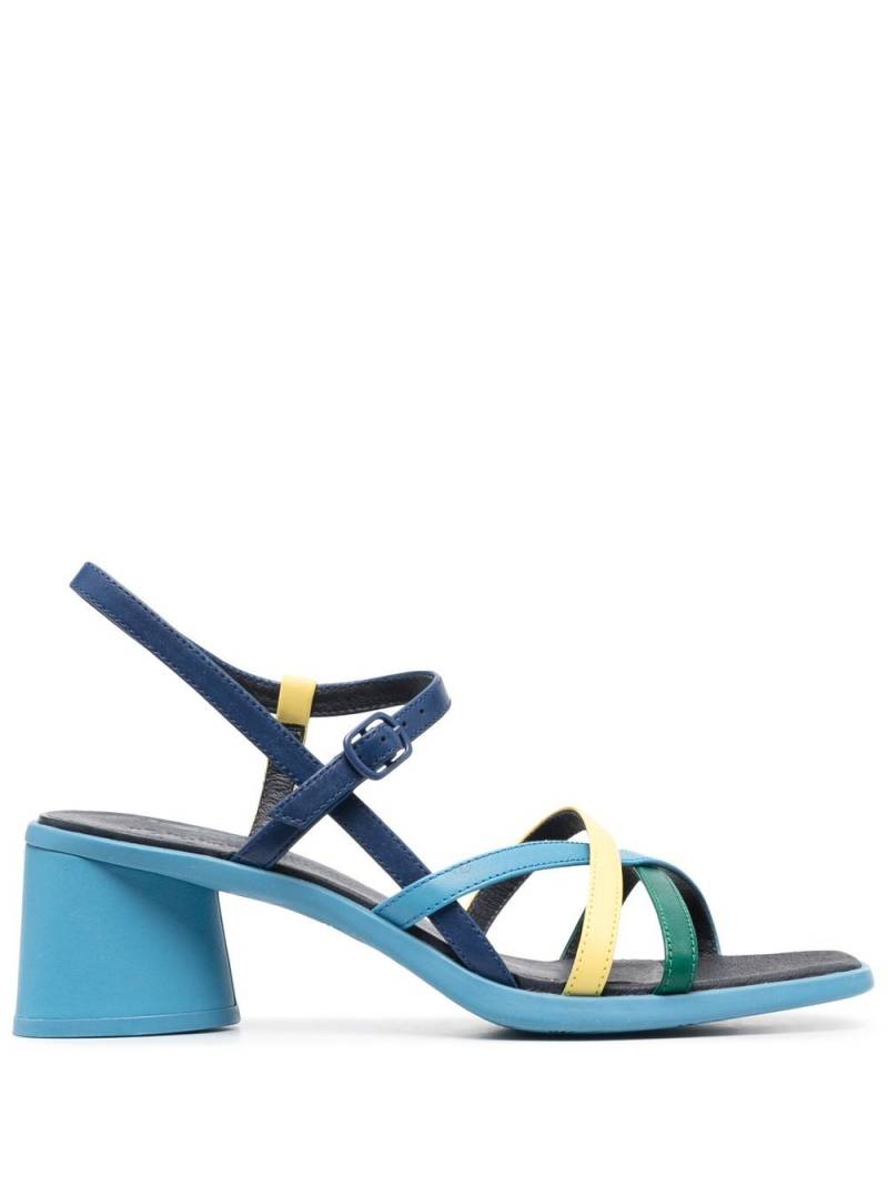 Camper Kiara strappy 60mm leather sandals - Blue von Camper