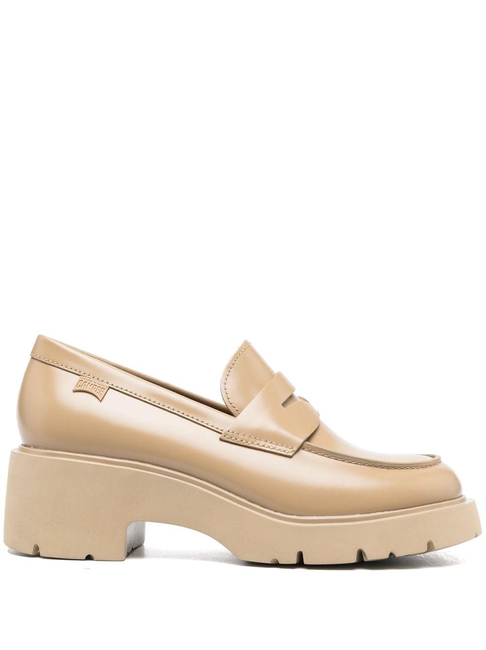 Camper Milah 55mm penny-slot loafers - Neutrals von Camper