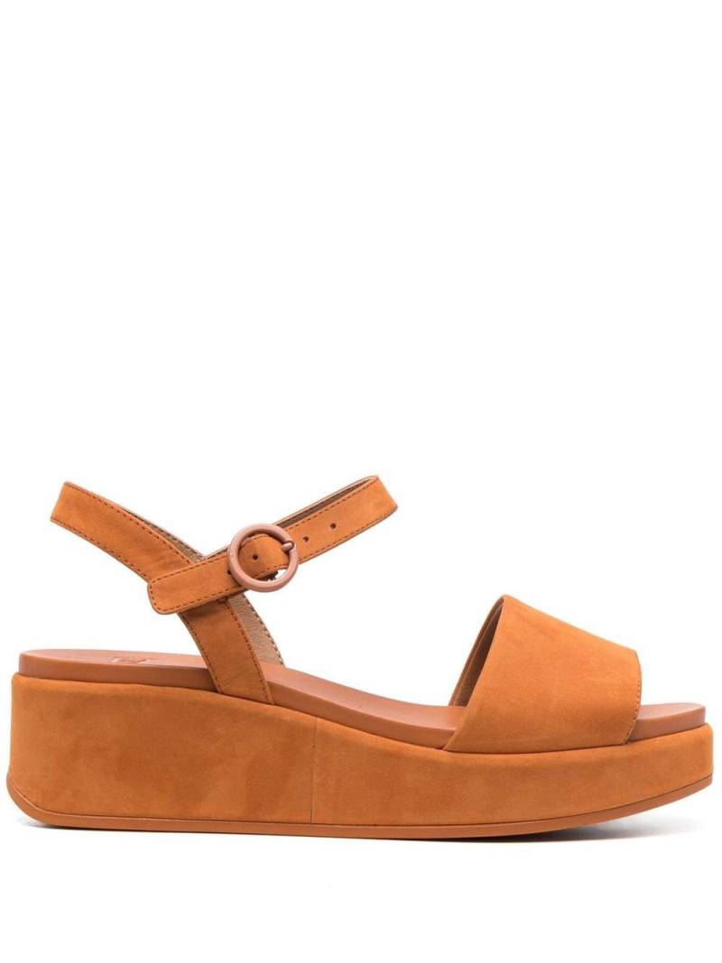 Camper Misia suede wedge sandals - Brown von Camper