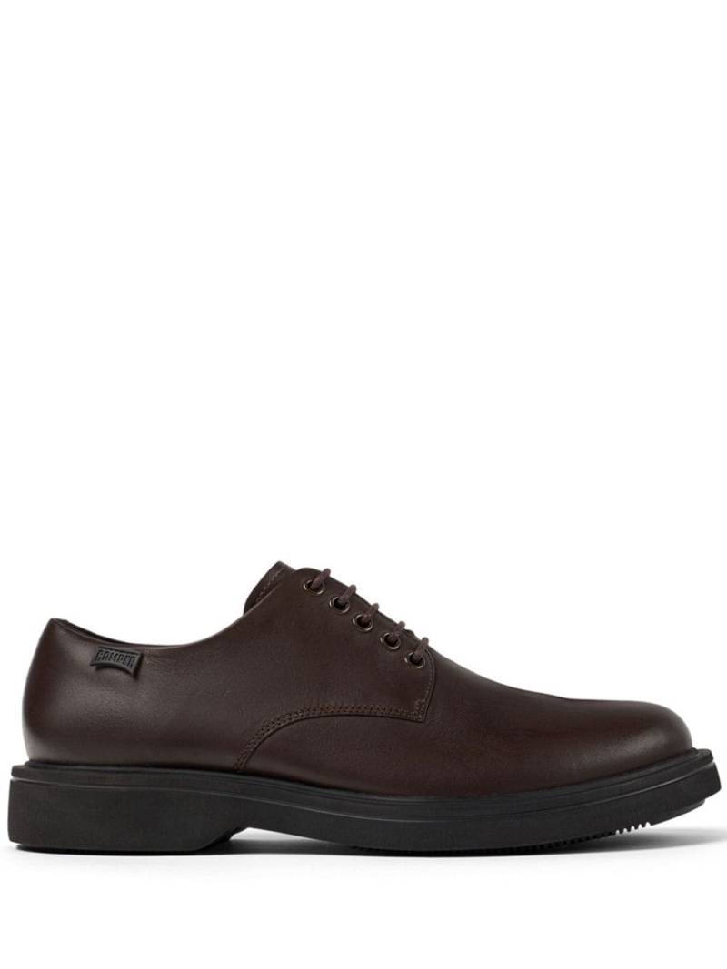 Camper Norman leather low-top brogues - Brown von Camper