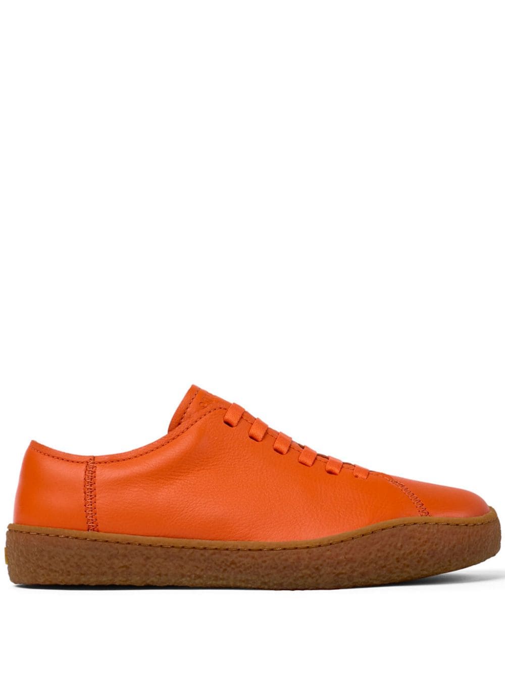 Camper Peu Terreno round-toe leather sneakers - Orange von Camper