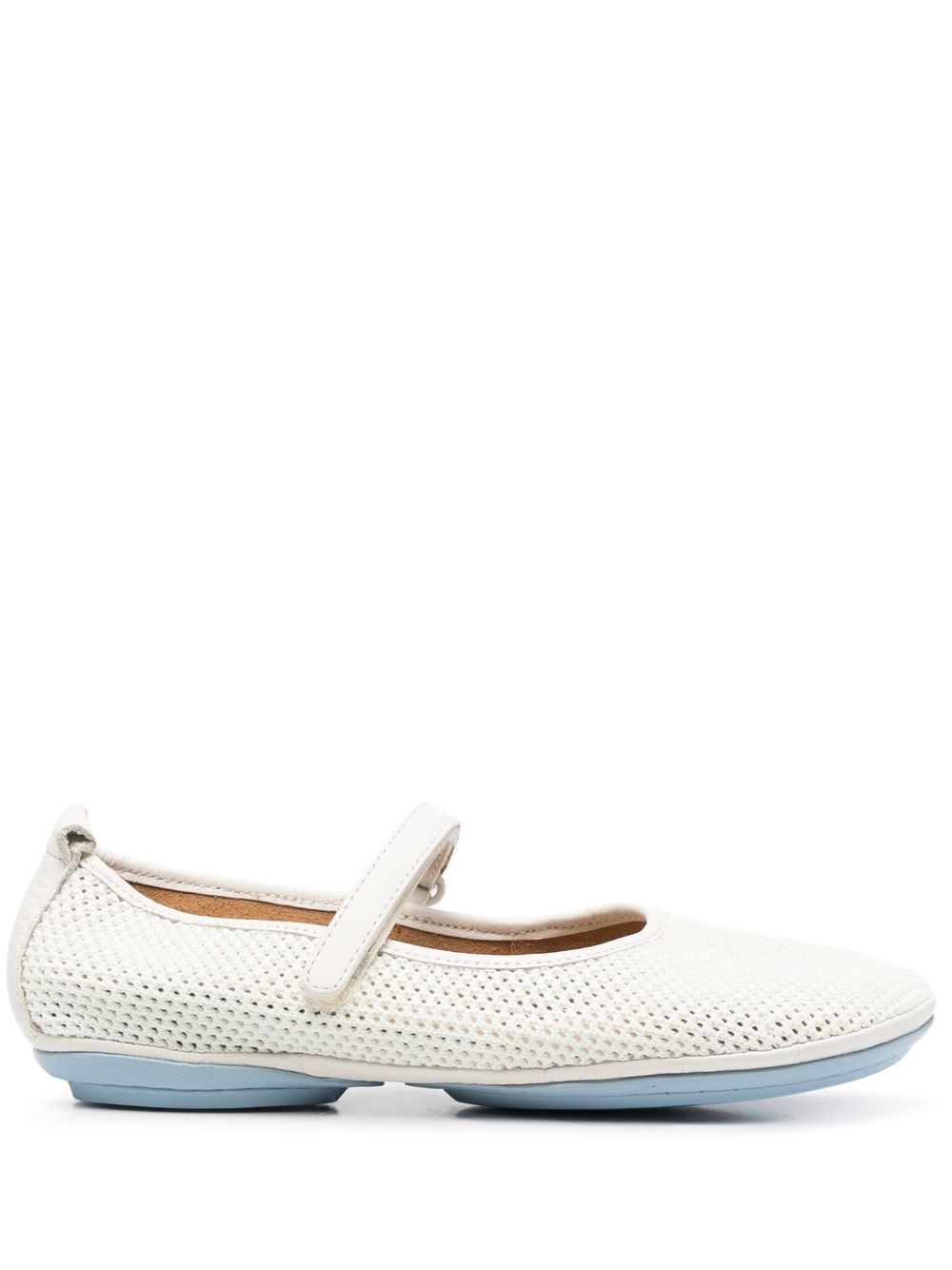 Camper Right Nina perforated ballerinas - Neutrals von Camper