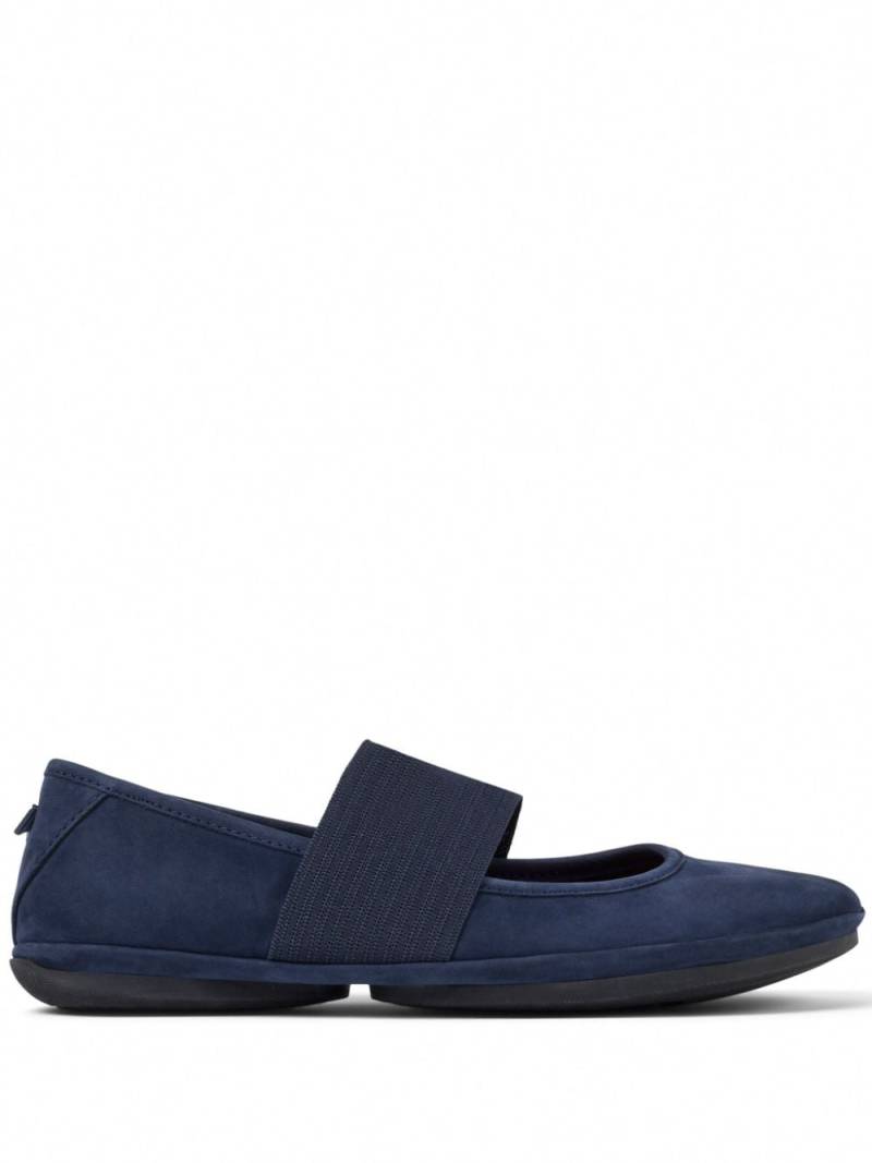 Camper Right Nina suede ballerinas - Blue von Camper