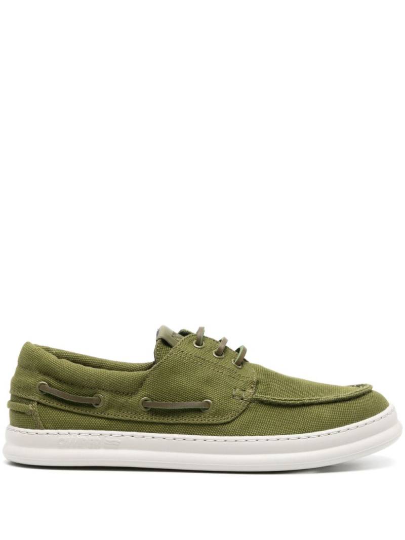 Camper Runner lace-up boat shoes - Green von Camper