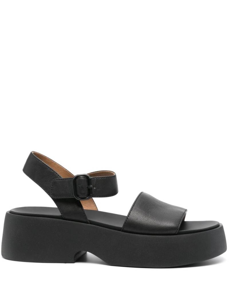 Camper Tasha 55mm leather sandals - Black von Camper