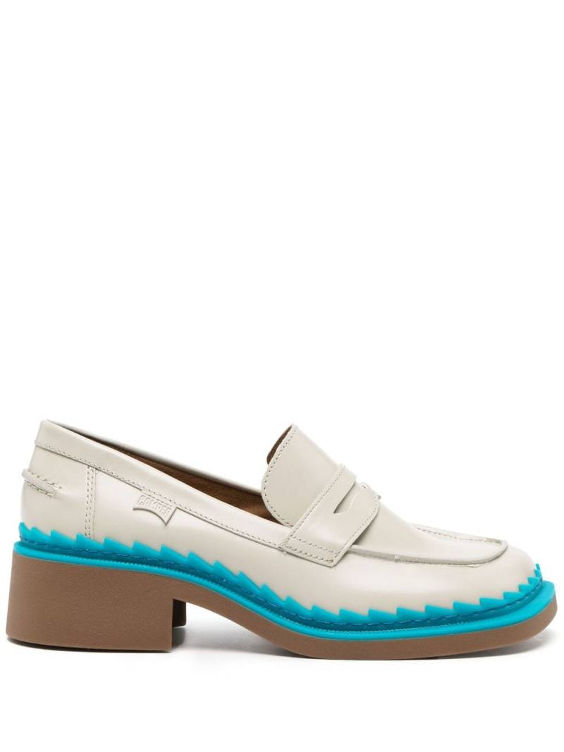 Camper Taylor 45mm leather loafers - Neutrals von Camper