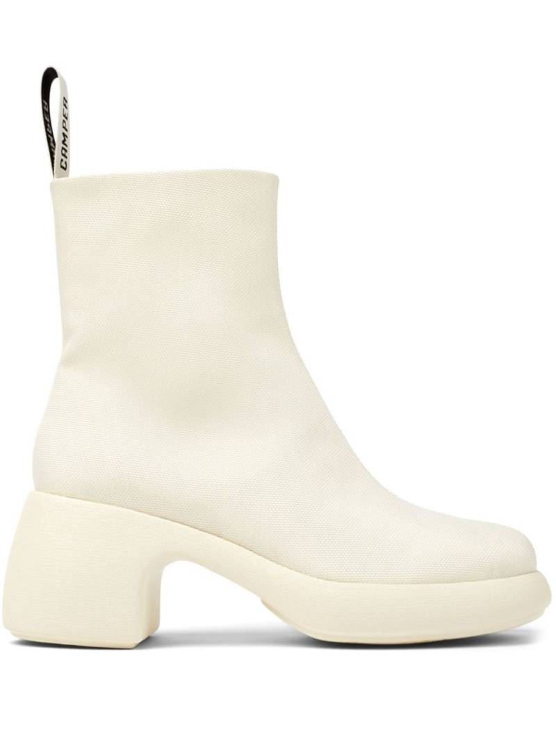 Camper Thelma II 67mm chunky-heel boots - White von Camper