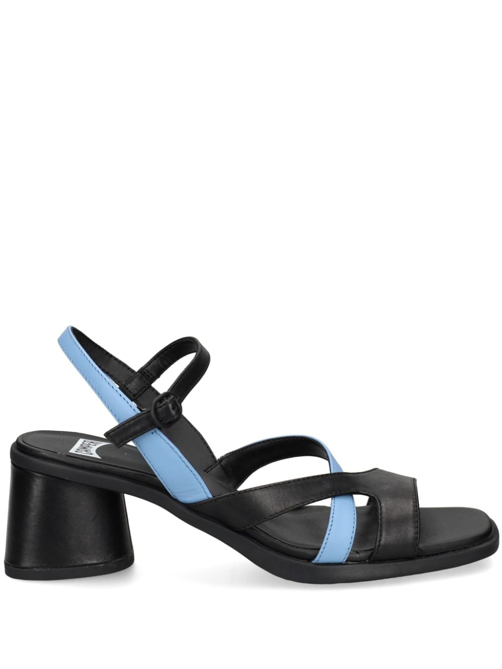 Camper Twins 60mm leather sandals - Black von Camper