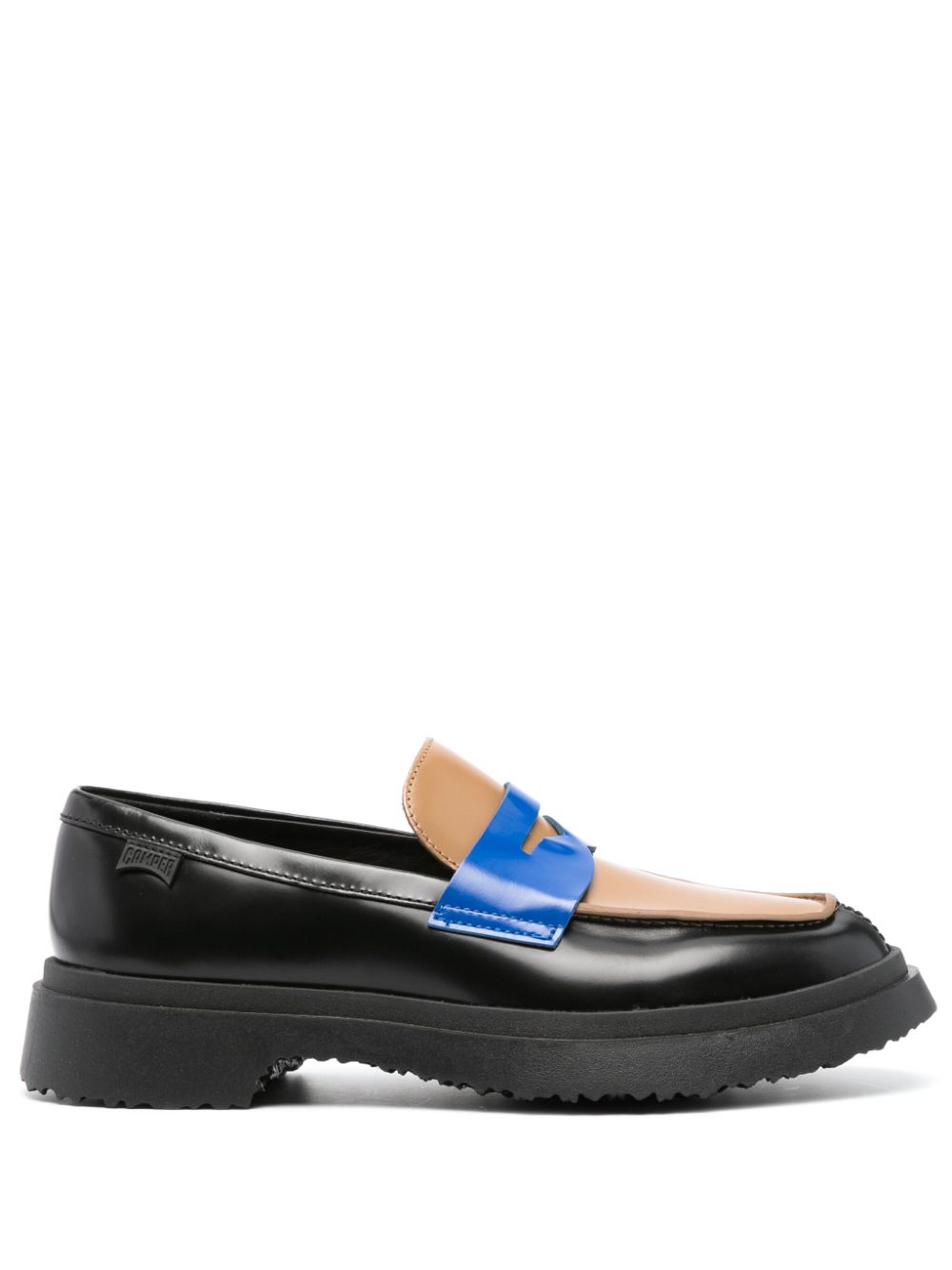 Camper Walden Twins 45mm leather penny loafers - Black von Camper