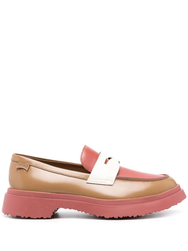 Camper Walden Twins colour-block leather loafers - Brown von Camper