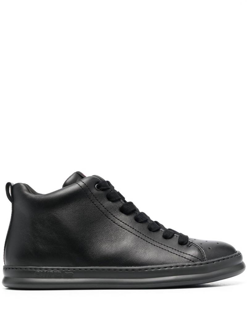 Camper chunky leather lace-up sneakers - Black von Camper