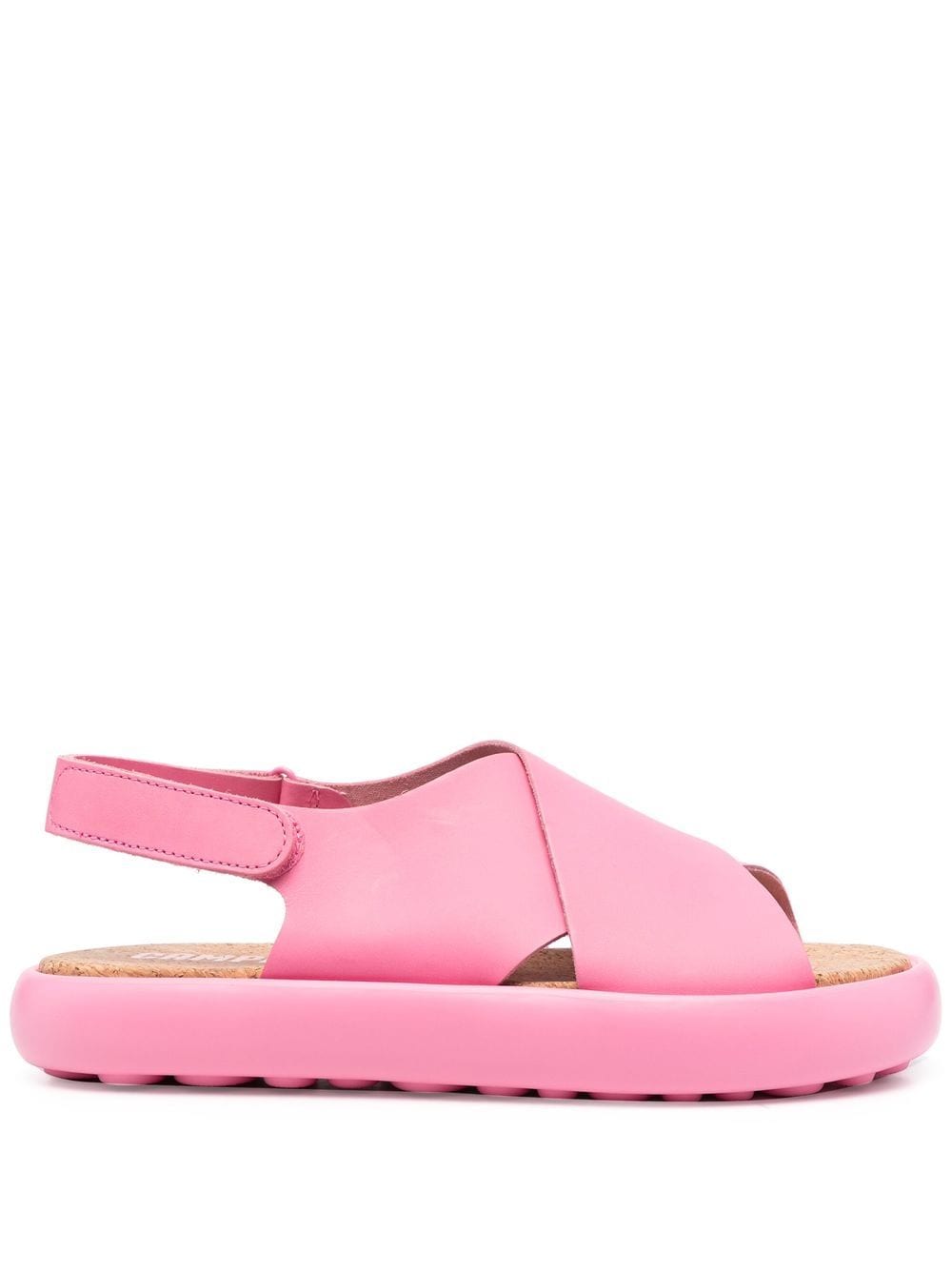 Camper cross-strap chunky sole sandals - Pink von Camper