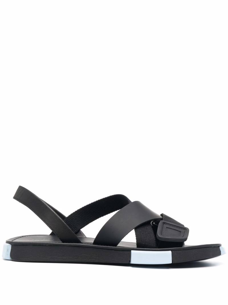 Camper crossover-strap open-toe sandals - Black von Camper