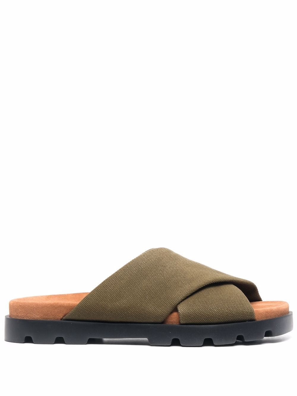 Camper crossover-strap open-toe sandals - Green von Camper
