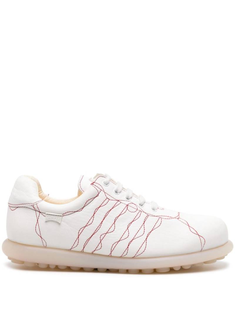 Camper decorative-stitching lace-up sneakers - White von Camper