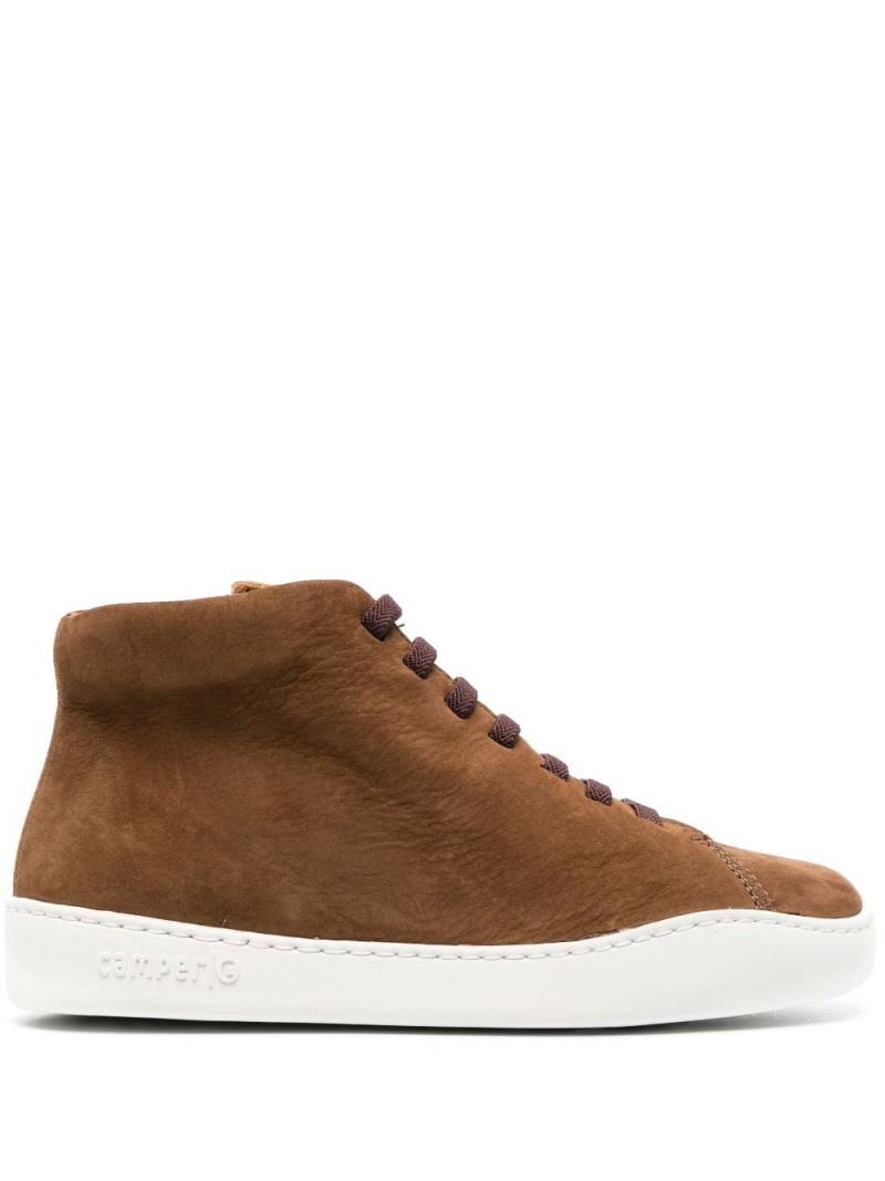 Camper high-top suede sneakers - Brown von Camper