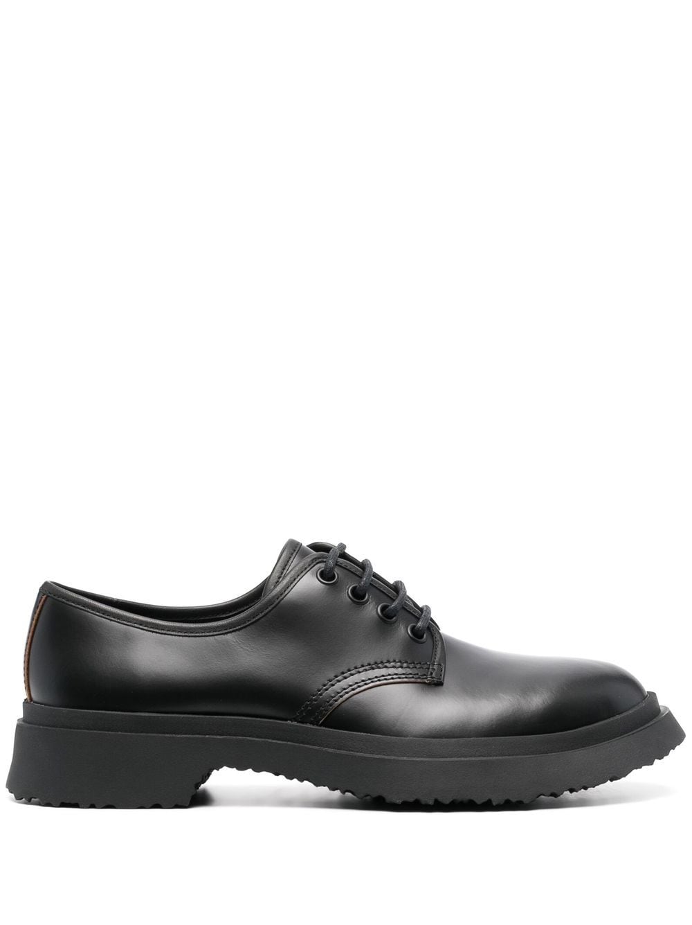 Camper lace-up leather brogues - Black von Camper