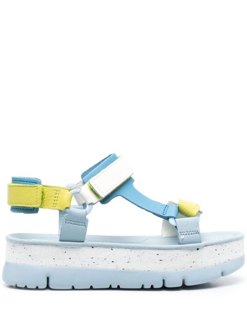 Camper multicolour platform sandals - Blue von Camper