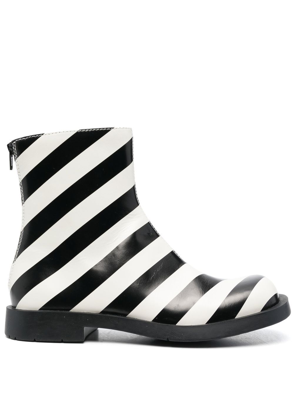 Camper striped ankle boots - Black von Camper