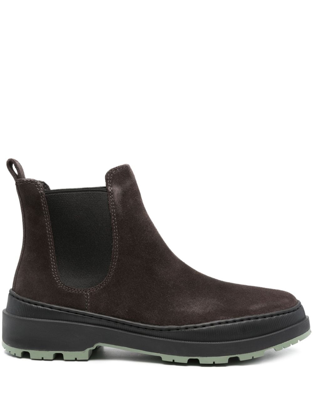 Camper suede leather ankle boots - Brown von Camper