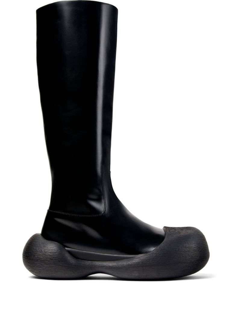 CamperLab Caramba round-toe leather boots - Black von CamperLab