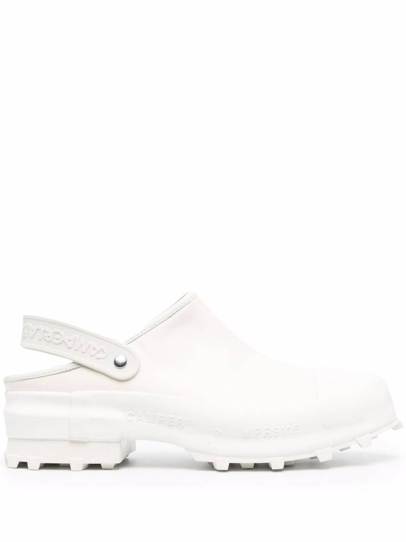 CamperLab Traktori leather clogs - White von CamperLab