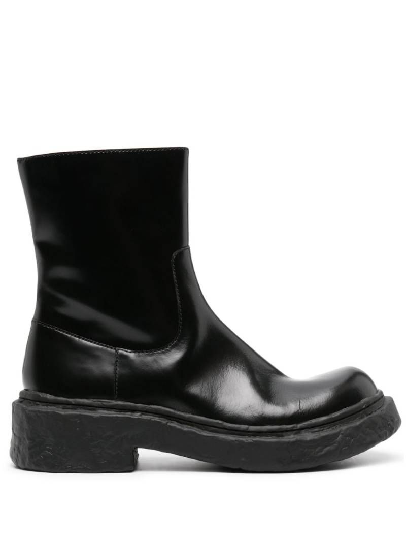 CamperLab Vámonos leather ankle boots - Black von CamperLab