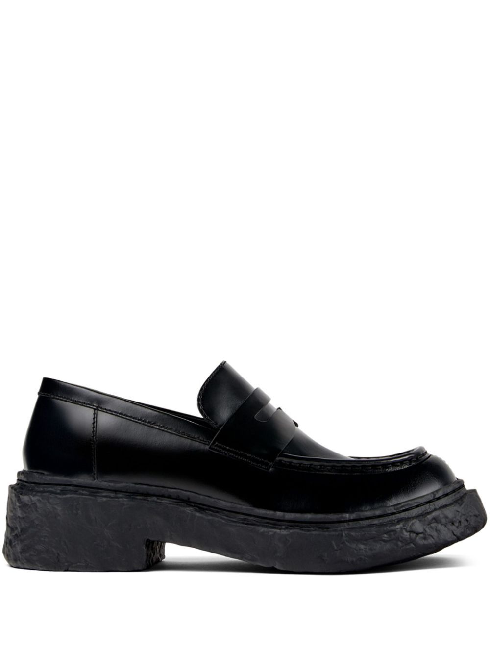 CamperLab Vamonos leather loafers - Black von CamperLab