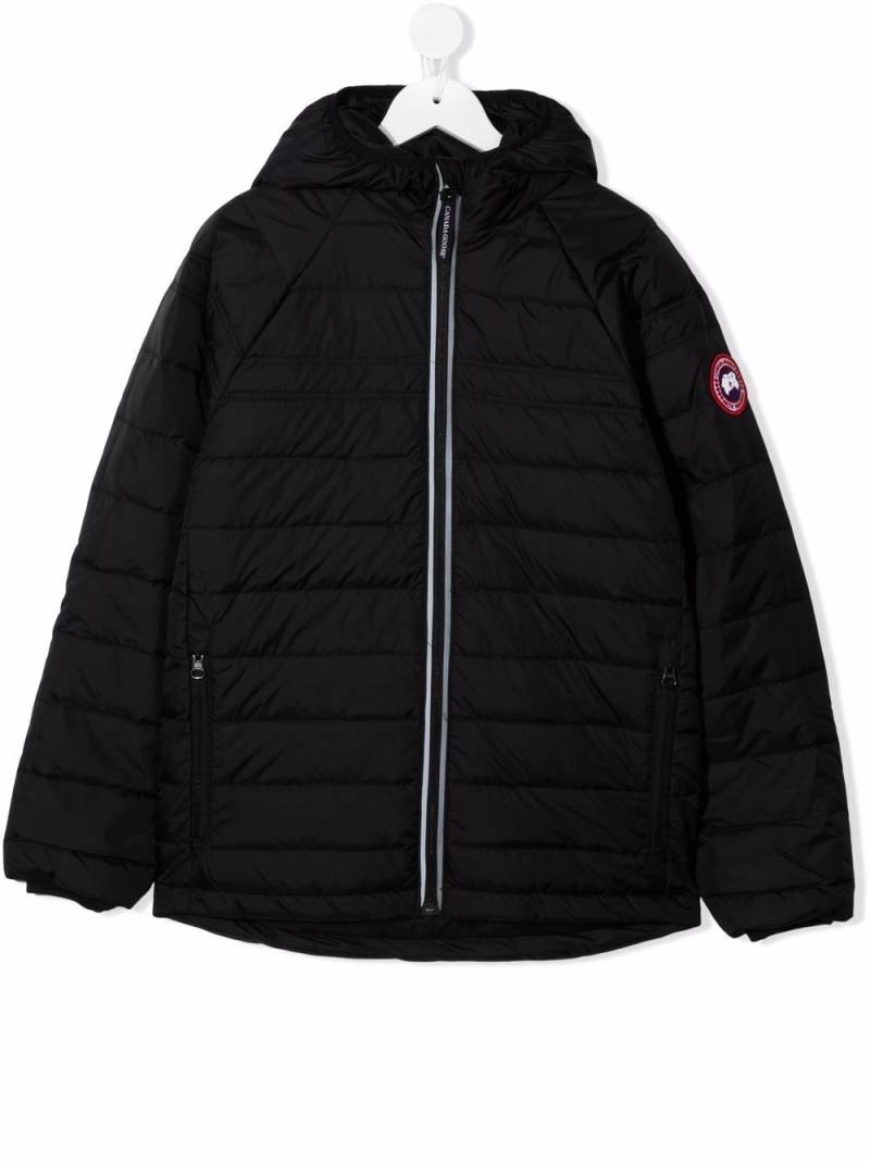 Canada Goose Kids logo padded jacket - Black von Canada Goose Kids