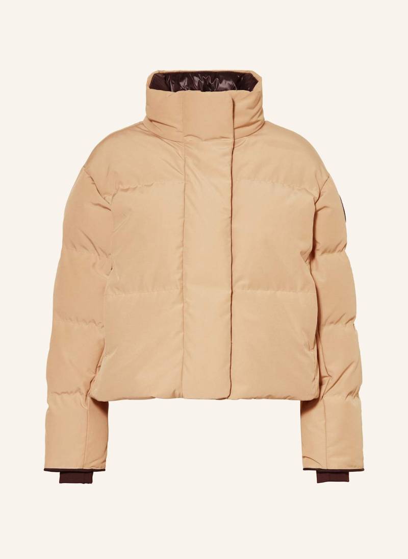 Canada Goose Cropped-Daunenjacke Grandview beige von Canada Goose