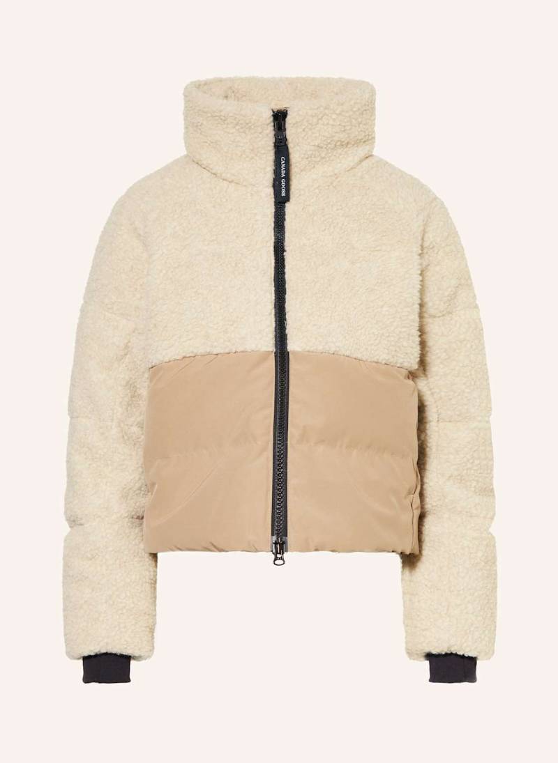 Canada Goose Daunenjacke Elora Im Materialmix beige von Canada Goose