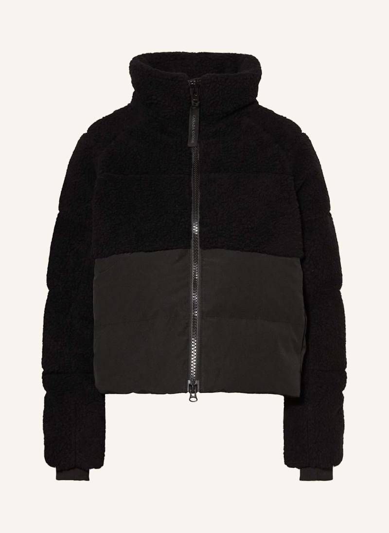 Canada Goose Daunenjacke Elora Im Materialmix schwarz von Canada Goose