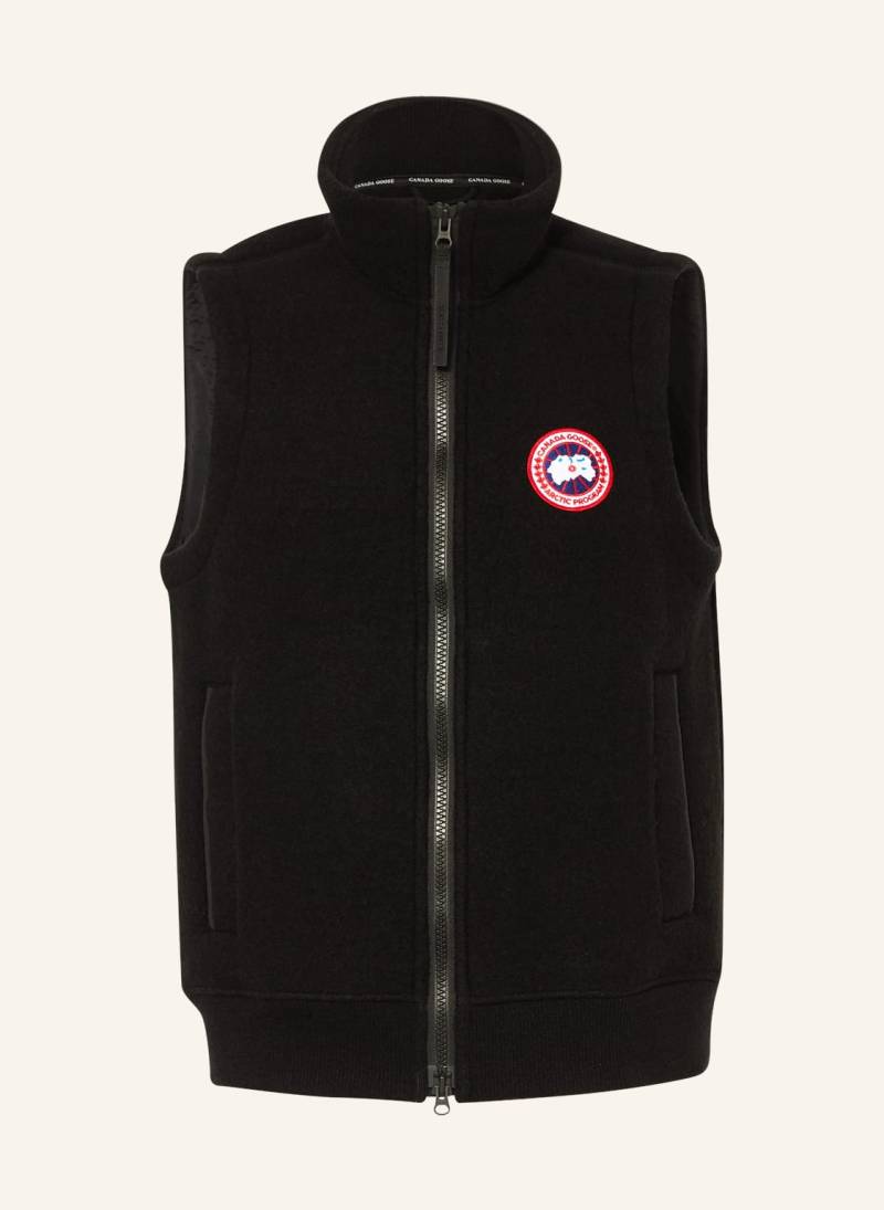 Canada Goose Fleeceweste Mersey schwarz von Canada Goose